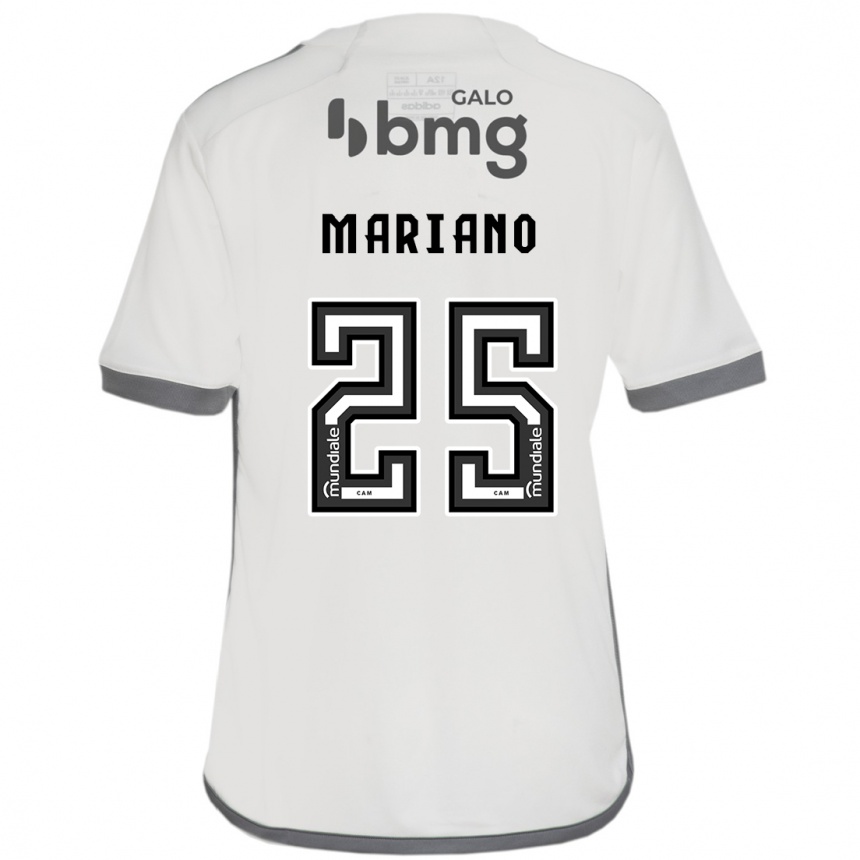 Niño Fútbol Camiseta Mariano #25 Blanquecino 2ª Equipación 2024/25 Argentina