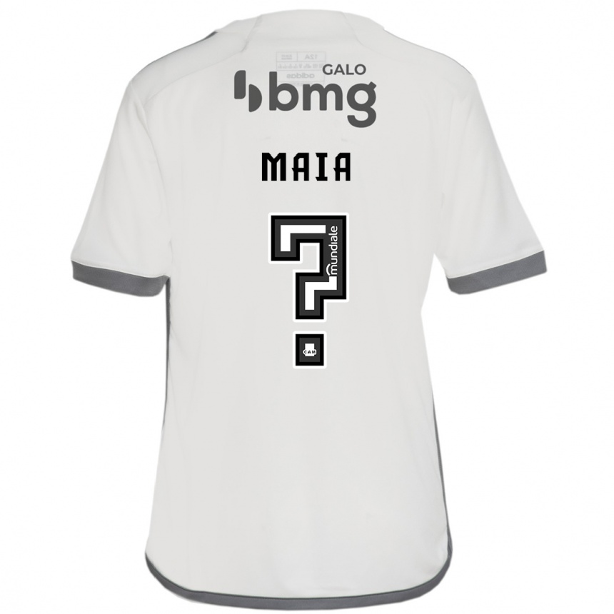 Niño Fútbol Camiseta Caio Maia #0 Blanquecino 2ª Equipación 2024/25 Argentina