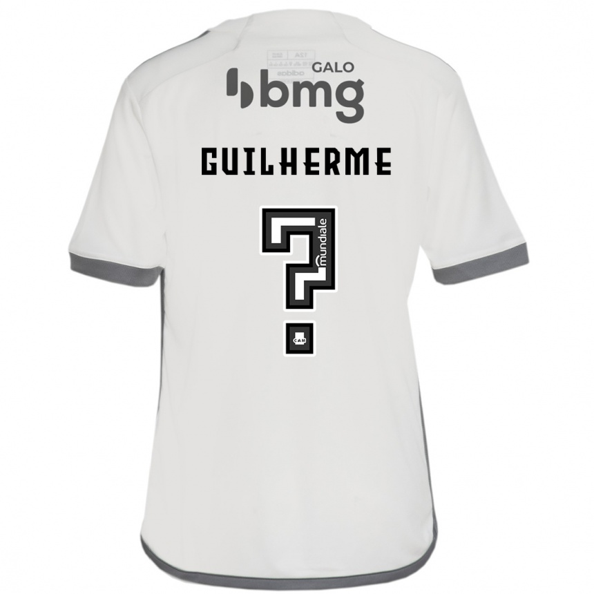 Niño Fútbol Camiseta Kauan Guilherme #0 Blanquecino 2ª Equipación 2024/25 Argentina