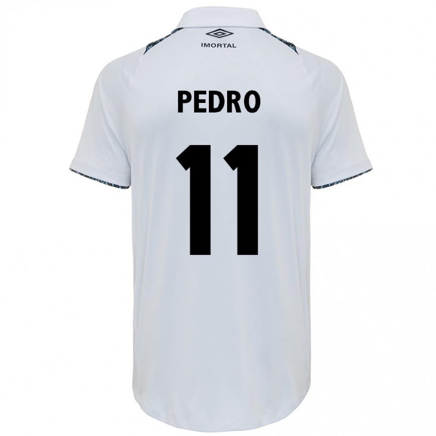 Niño Fútbol Camiseta João Pedro #11 Blanco Azul 2ª Equipación 2024/25 Argentina