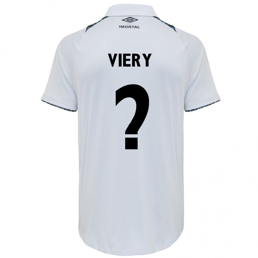 Niño Fútbol Camiseta Viery #0 Blanco Azul 2ª Equipación 2024/25 Argentina