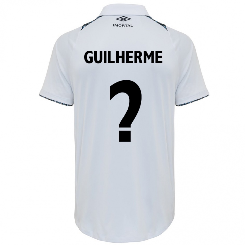 Niño Fútbol Camiseta Zé Guilherme #0 Blanco Azul 2ª Equipación 2024/25 Argentina