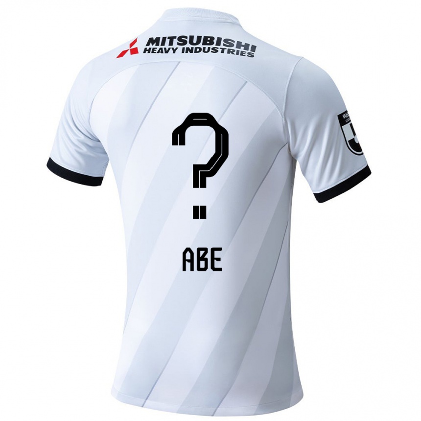 Niño Fútbol Camiseta Yushin Abe #0 Gris Blanco 2ª Equipación 2024/25 Argentina