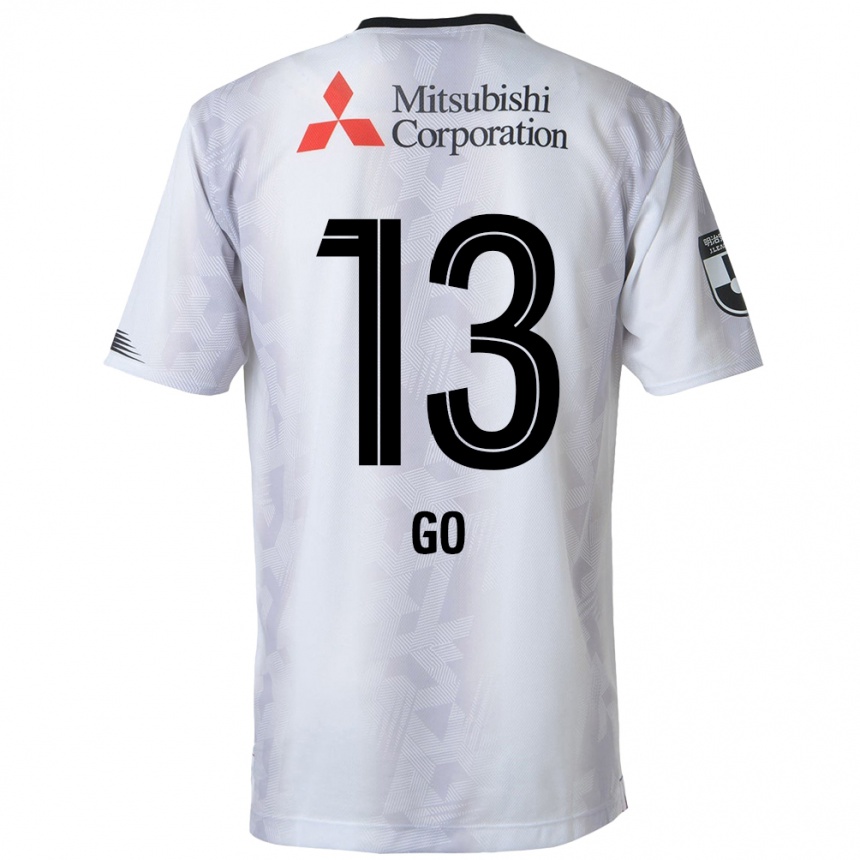 Niño Fútbol Camiseta Go Hatano #13 Blanco Negro 2ª Equipación 2024/25 Argentina