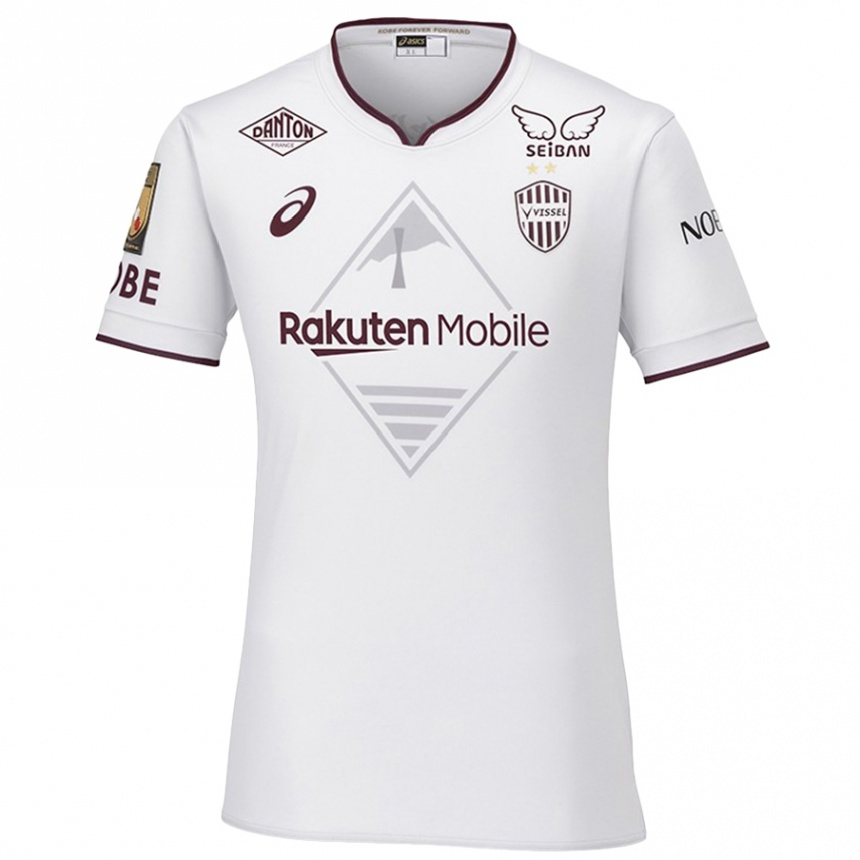 Niño Fútbol Camiseta Shioki Takayama #39 Blanco Rojo 2ª Equipación 2024/25 Argentina