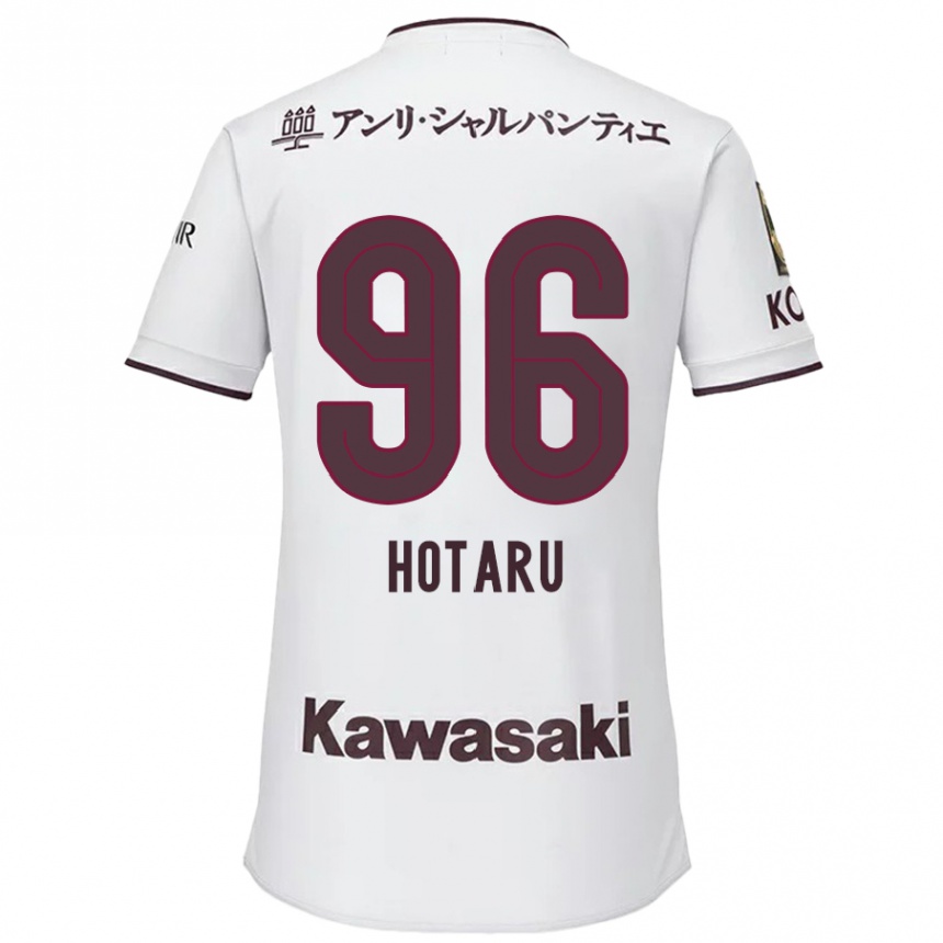 Niño Fútbol Camiseta Hotaru Yamaguchi #96 Blanco Rojo 2ª Equipación 2024/25 Argentina