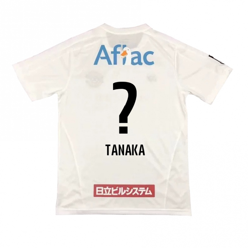 Niño Fútbol Camiseta Ari Tanaka #0 Blanco Negro 2ª Equipación 2024/25 Argentina