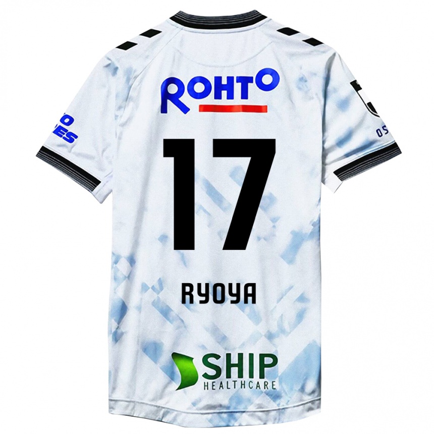 Niño Fútbol Camiseta Ryoya Yamashita #17 Blanco Negro 2ª Equipación 2024/25 Argentina