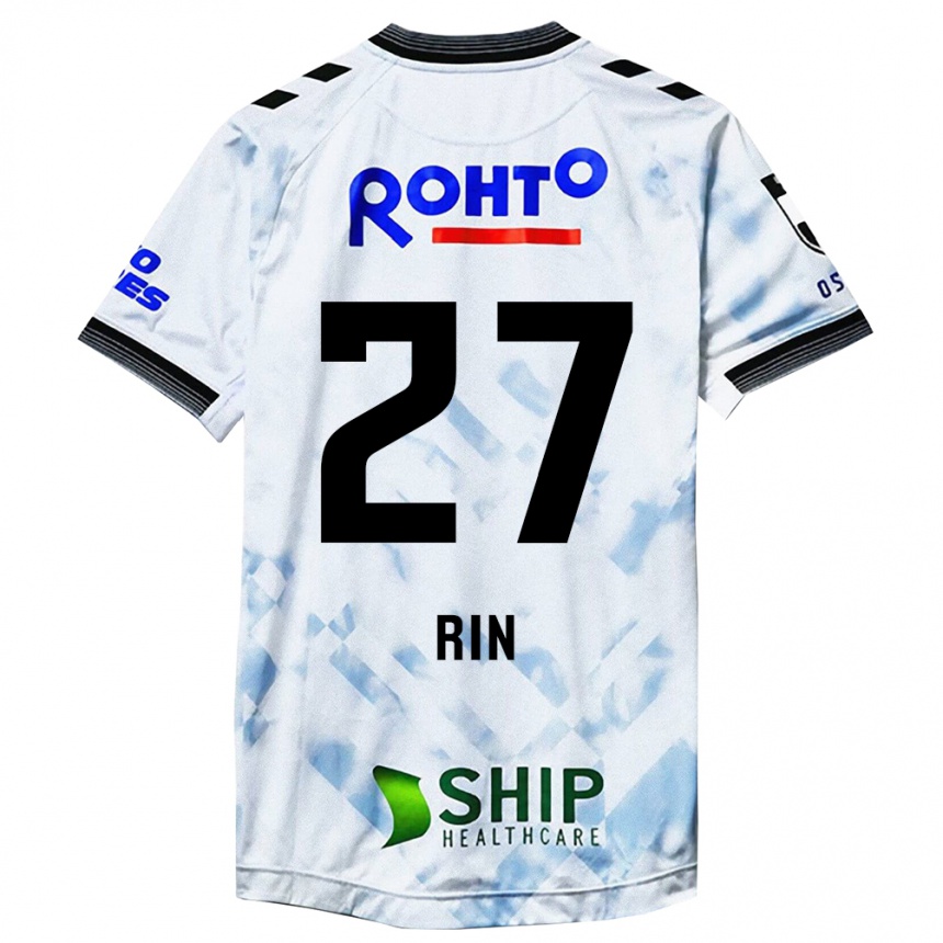 Niño Fútbol Camiseta Rin Mito #27 Blanco Negro 2ª Equipación 2024/25 Argentina