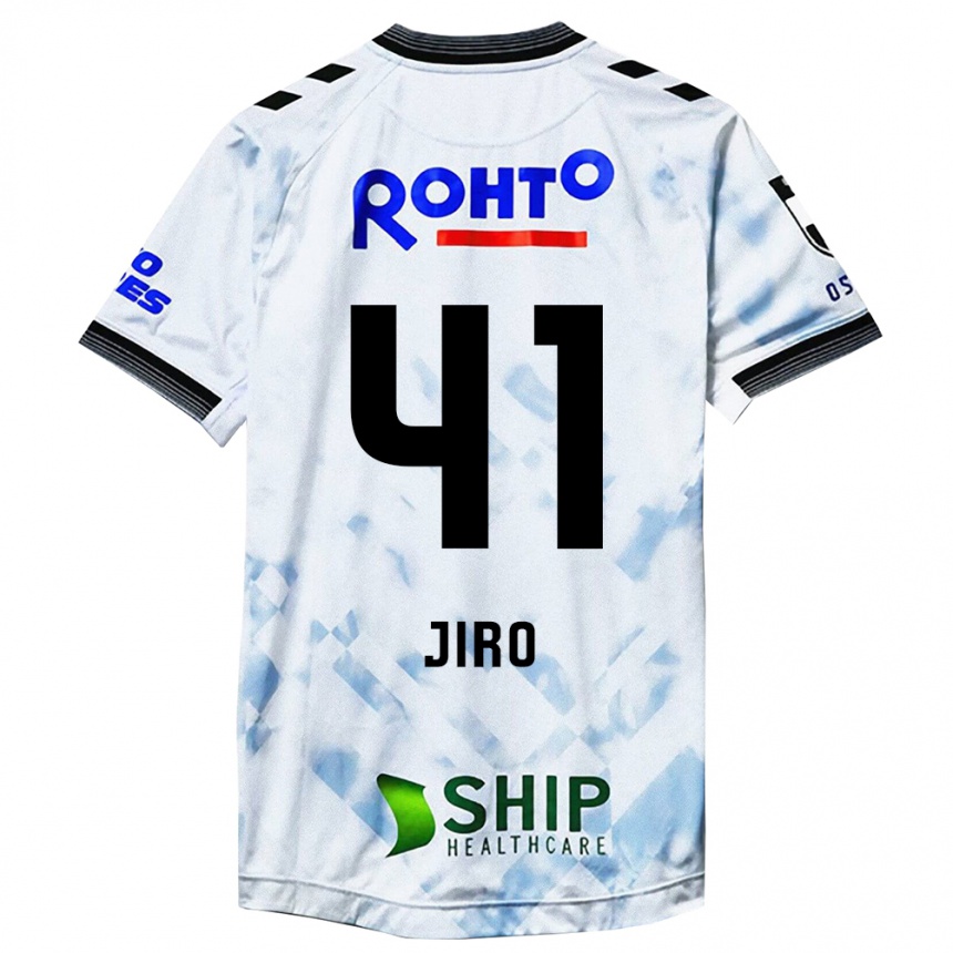 Niño Fútbol Camiseta Jiro Nakamura #41 Blanco Negro 2ª Equipación 2024/25 Argentina