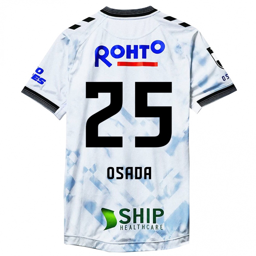 Niño Fútbol Camiseta Towa Osada #25 Blanco Negro 2ª Equipación 2024/25 Argentina