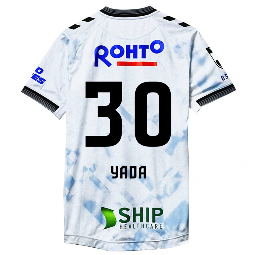 Niño Fútbol Camiseta Yukito Yada #30 Blanco Negro 2ª Equipación 2024/25 Argentina