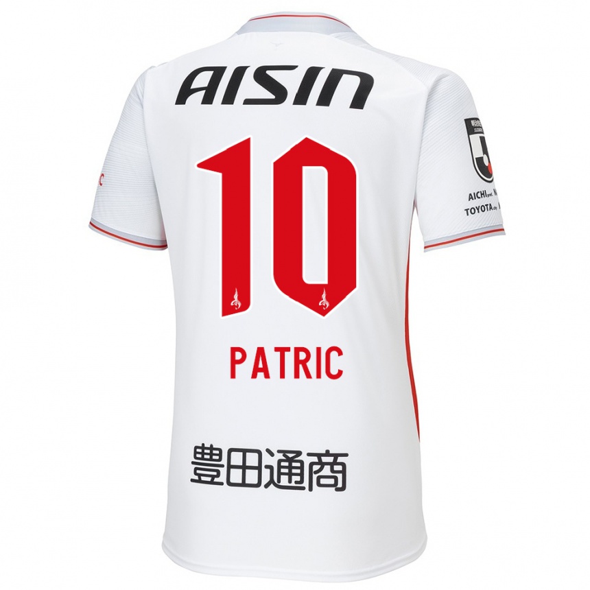 Niño Fútbol Camiseta Patric #10 Blanco Amarillo Rojo 2ª Equipación 2024/25 Argentina