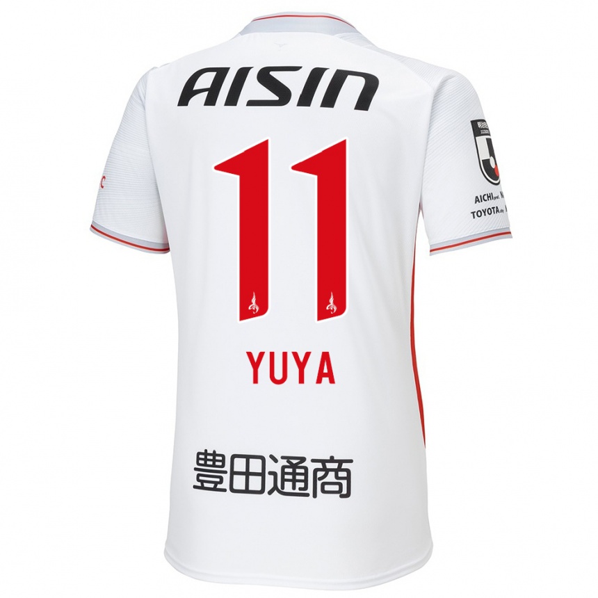 Niño Fútbol Camiseta Yuya Yamagishi #11 Blanco Amarillo Rojo 2ª Equipación 2024/25 Argentina