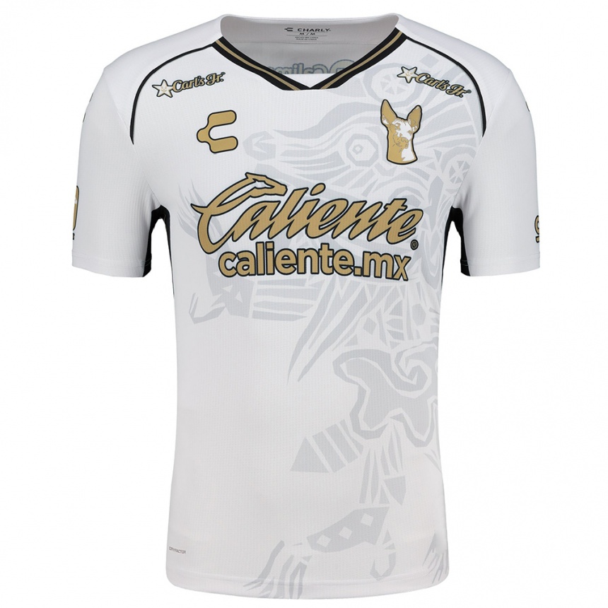 Niño Fútbol Camiseta Rafael Fernández #3 Blanco Negro 2ª Equipación 2024/25 Argentina