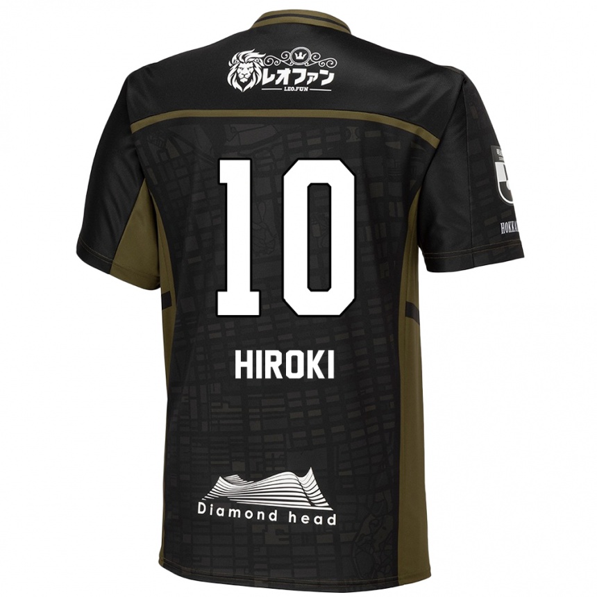 Niño Fútbol Camiseta Hiroki Miyazawa #10 Verde Negro 2ª Equipación 2024/25 Argentina