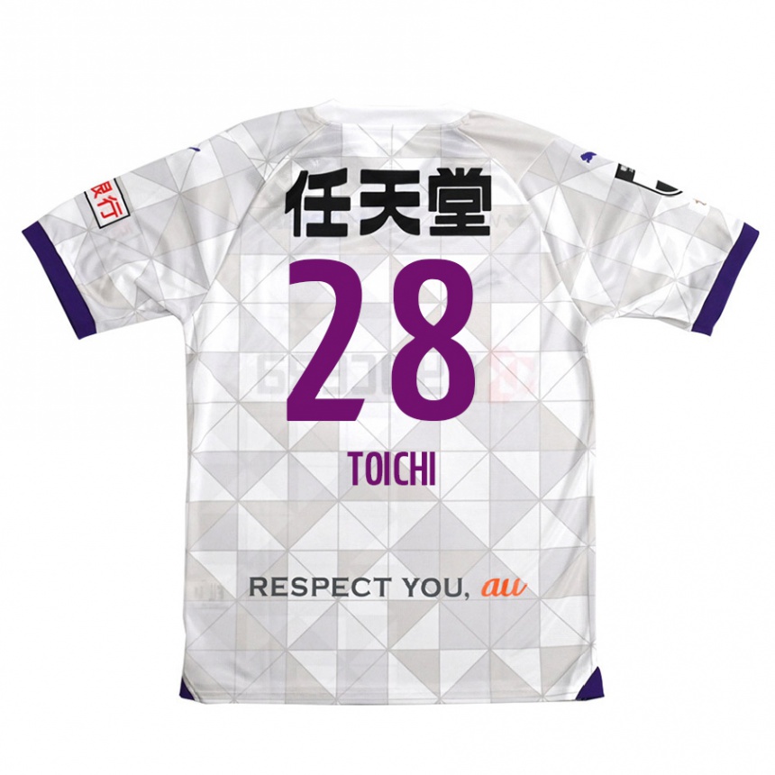 Niño Fútbol Camiseta Toichi Suzuki #28 Blanco Morado 2ª Equipación 2024/25 Argentina