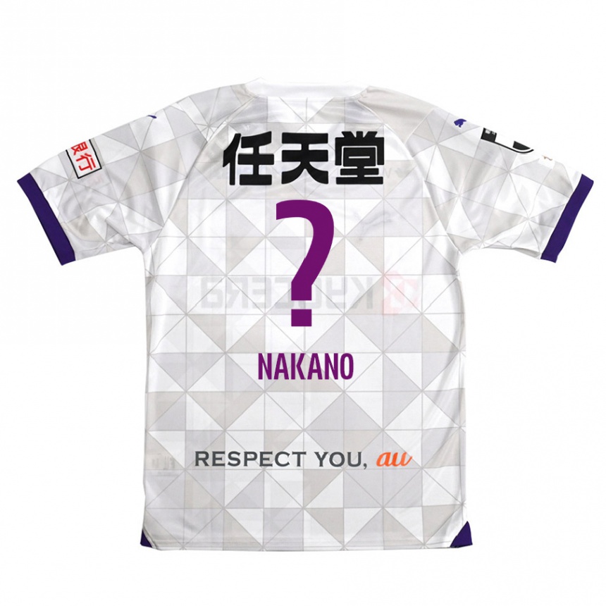 Niño Fútbol Camiseta Kotaro Nakano #0 Blanco Morado 2ª Equipación 2024/25 Argentina