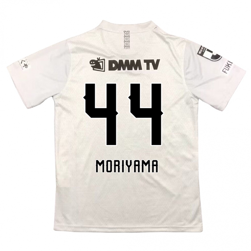 Niño Fútbol Camiseta Kimiya Moriyama #44 Gris Negro 2ª Equipación 2024/25 Argentina