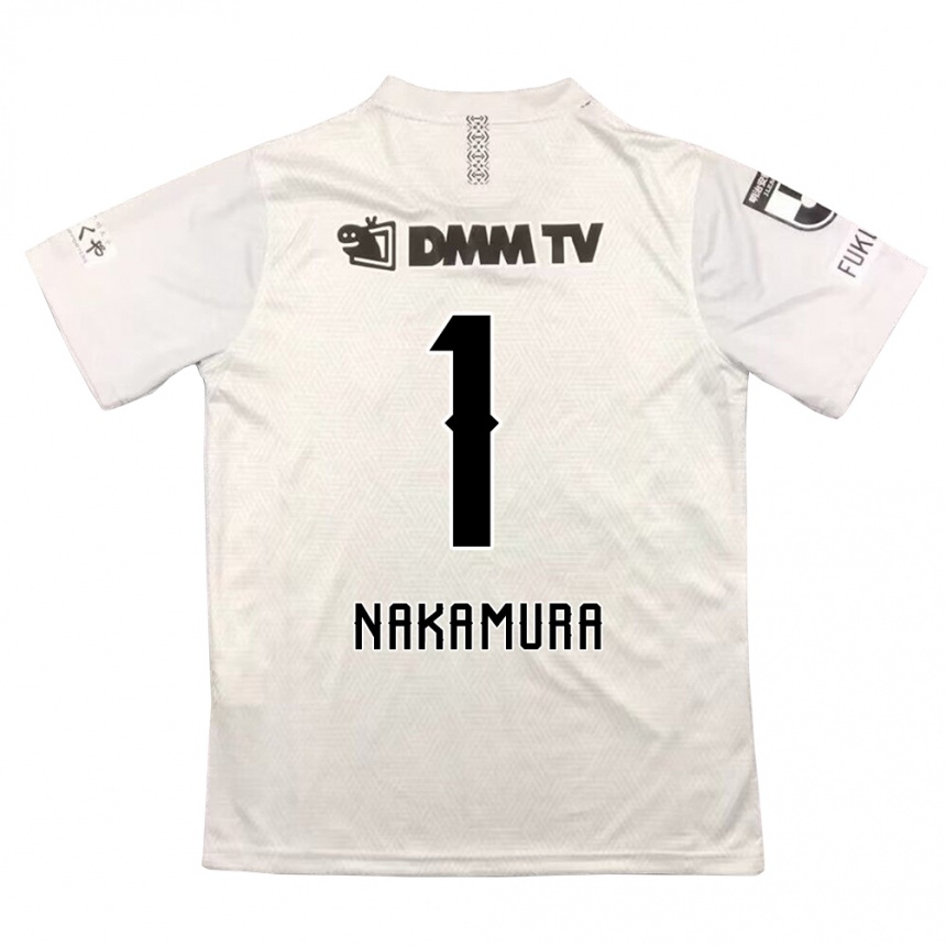 Niño Fútbol Camiseta Seigo Nakamura #1 Gris Negro 2ª Equipación 2024/25 Argentina