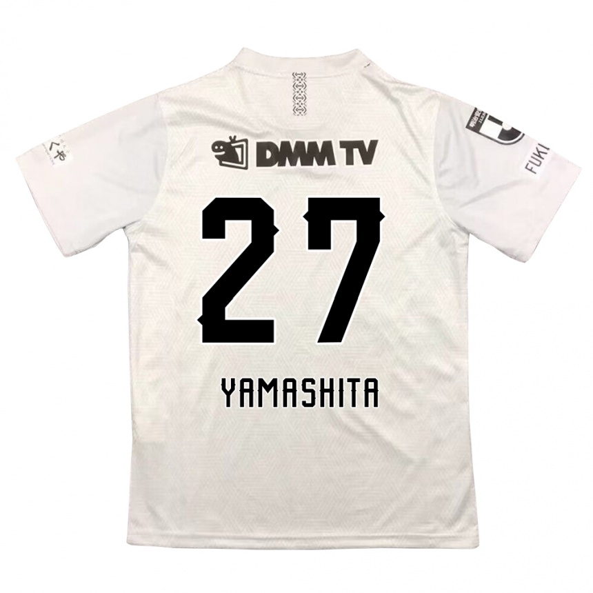 Niño Fútbol Camiseta Sotaro Yamashita #27 Gris Negro 2ª Equipación 2024/25 Argentina