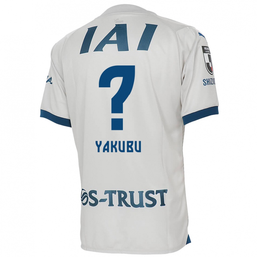 Niño Fútbol Camiseta Aziz Yakubu #0 Blanco Azul 2ª Equipación 2024/25 Argentina