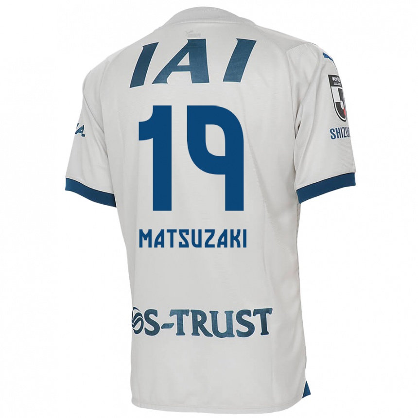 Niño Fútbol Camiseta Kai Matsuzaki #19 Blanco Azul 2ª Equipación 2024/25 Argentina