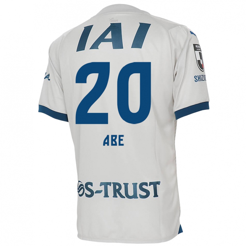 Niño Fútbol Camiseta Ryoya Abe #20 Blanco Azul 2ª Equipación 2024/25 Argentina