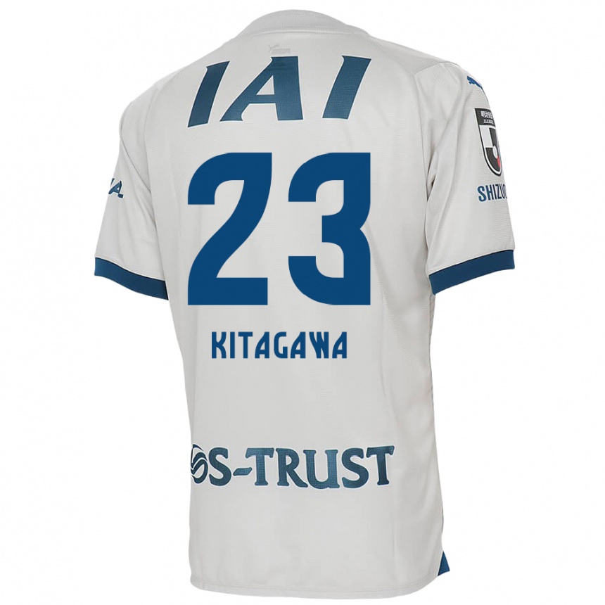 Niño Fútbol Camiseta Koya Kitagawa #23 Blanco Azul 2ª Equipación 2024/25 Argentina