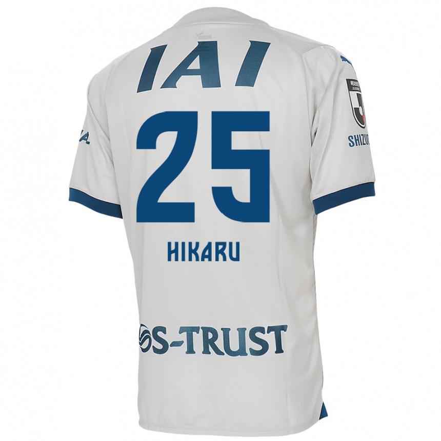 Niño Fútbol Camiseta Hikaru Naruoka #25 Blanco Azul 2ª Equipación 2024/25 Argentina