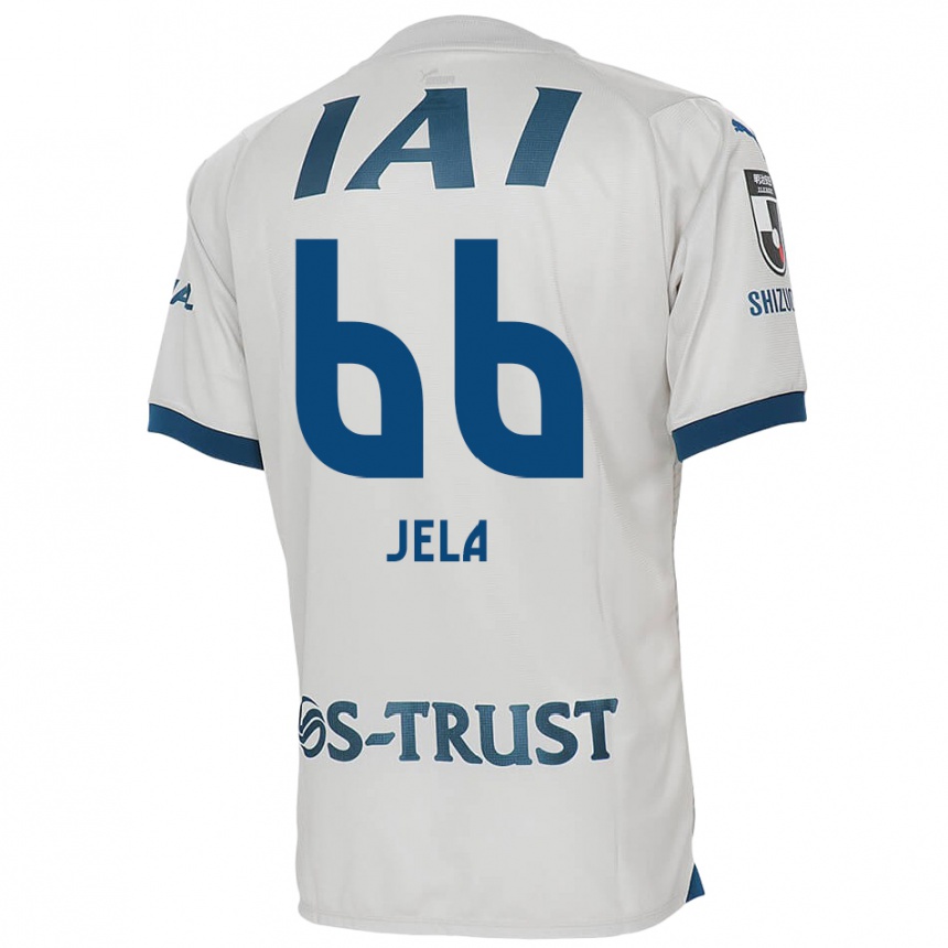 Niño Fútbol Camiseta Jelani Reshaun Sumiyoshi #66 Blanco Azul 2ª Equipación 2024/25 Argentina