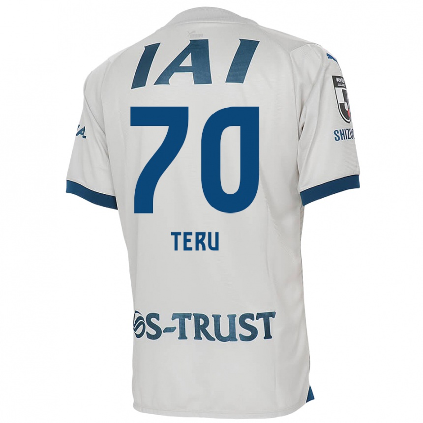 Niño Fútbol Camiseta Teruki Hara #70 Blanco Azul 2ª Equipación 2024/25 Argentina