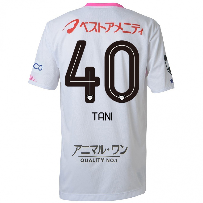 Niño Fútbol Camiseta Teyan Tani #40 Blanco Azul Rosa 2ª Equipación 2024/25 Argentina