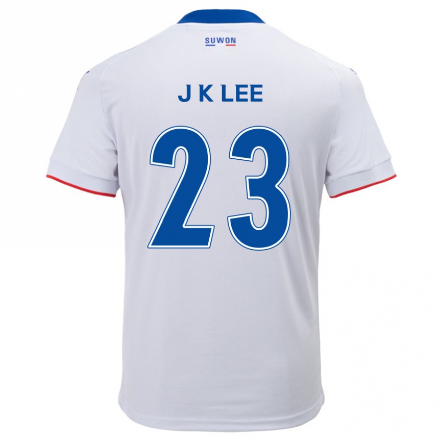 Niño Fútbol Camiseta Ki-Je Lee #23 Blanco Azul 2ª Equipación 2024/25 Argentina