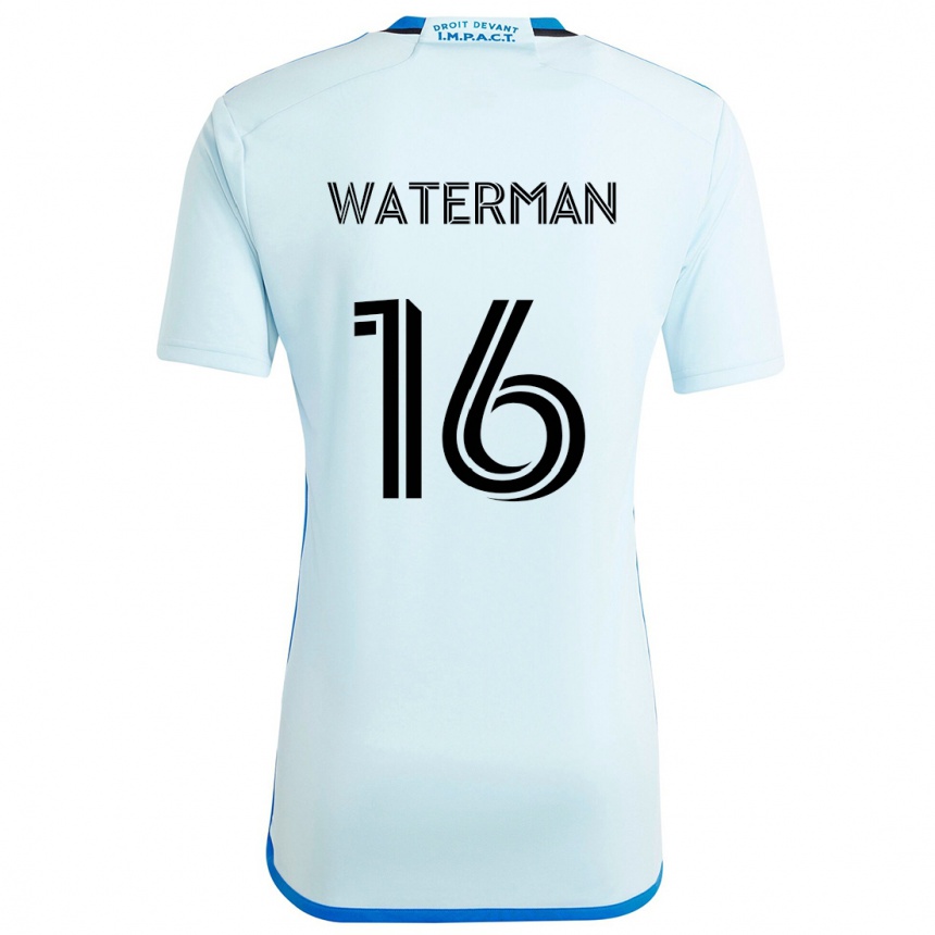 Niño Fútbol Camiseta Joel Waterman #16 Azul Hielo 2ª Equipación 2024/25 Argentina