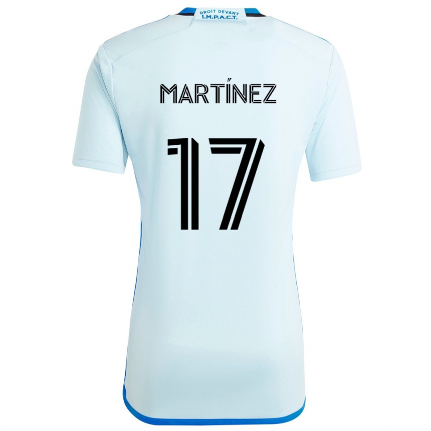 Niño Fútbol Camiseta Josef Martínez #17 Azul Hielo 2ª Equipación 2024/25 Argentina