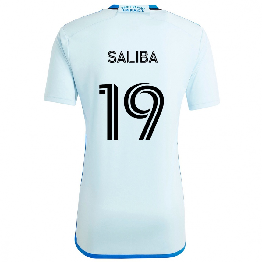 Niño Fútbol Camiseta Nathan-Dylan Saliba #19 Azul Hielo 2ª Equipación 2024/25 Argentina