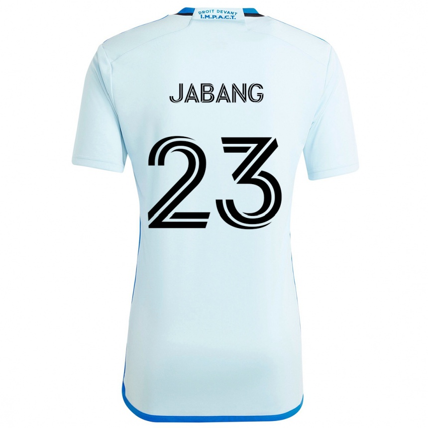 Niño Fútbol Camiseta Ousman Jabang #23 Azul Hielo 2ª Equipación 2024/25 Argentina