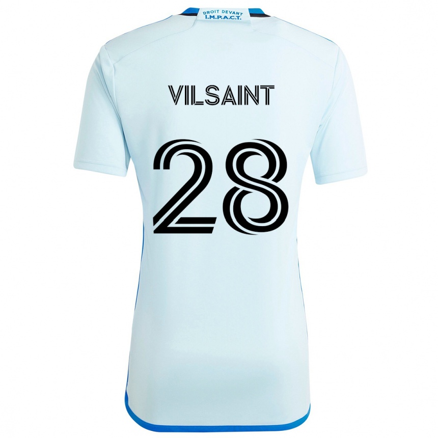 Niño Fútbol Camiseta Jules-Anthony Vilsaint #28 Azul Hielo 2ª Equipación 2024/25 Argentina