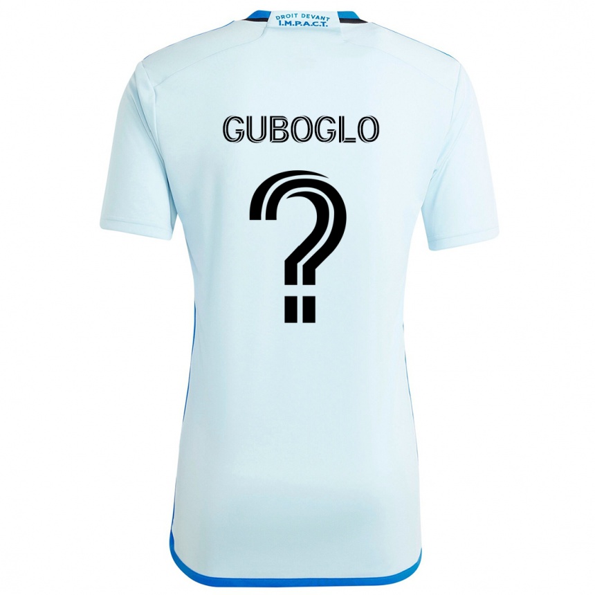 Niño Fútbol Camiseta Yuri Guboglo #0 Azul Hielo 2ª Equipación 2024/25 Argentina