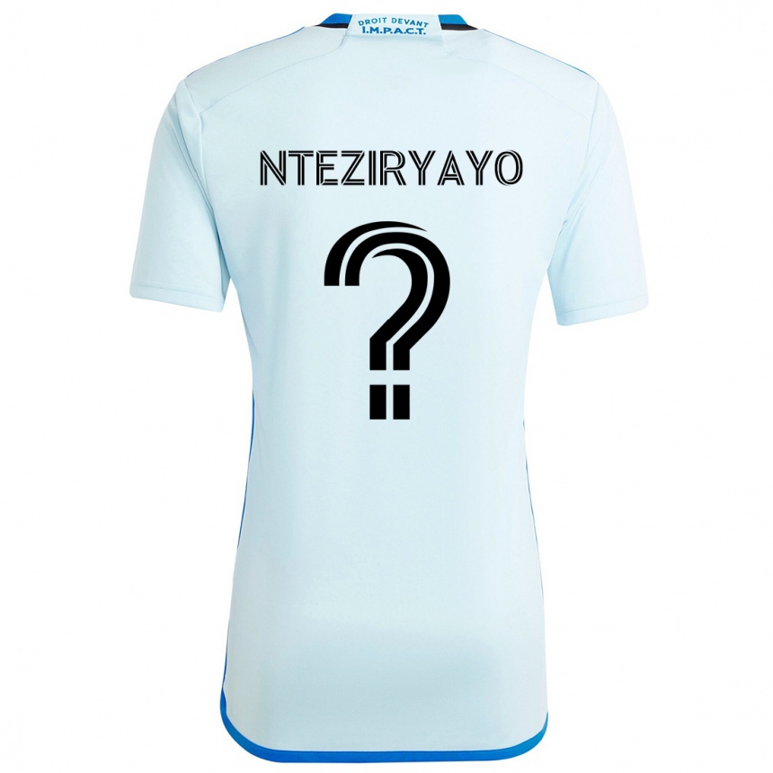 Niño Fútbol Camiseta Josh Nteziryayo #0 Azul Hielo 2ª Equipación 2024/25 Argentina