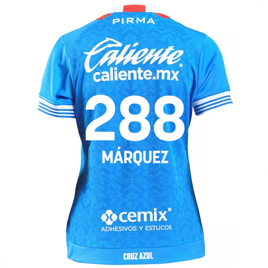 Hombre Fútbol Camiseta Víctor Márquez #288 Cielo Azul 1ª Equipación 2024/25 Argentina