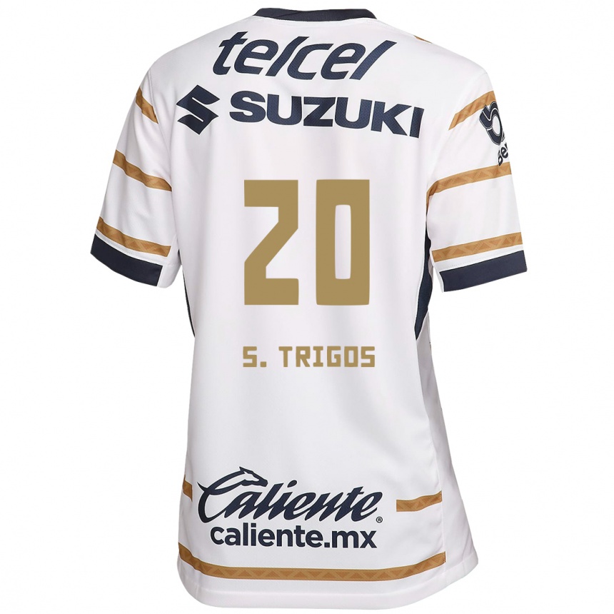 Hombre Fútbol Camiseta Santiago Trigos #20 Obsidiana Blanca 1ª Equipación 2024/25 Argentina