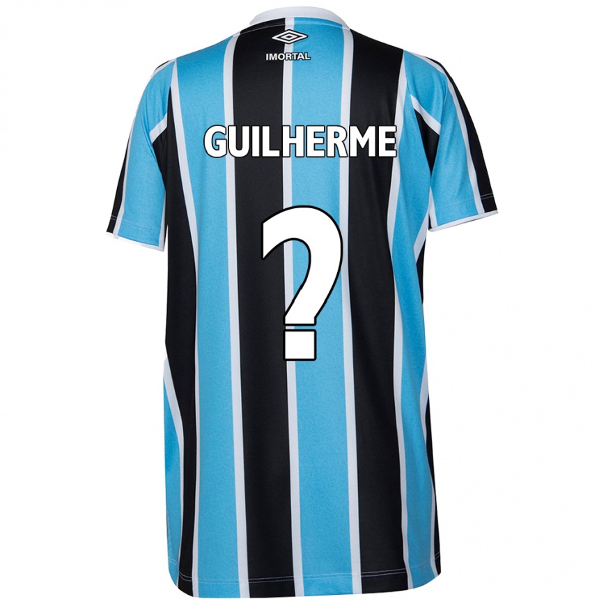 Hombre Fútbol Camiseta Zé Guilherme #0 Azul Negro Blanco 1ª Equipación 2024/25 Argentina