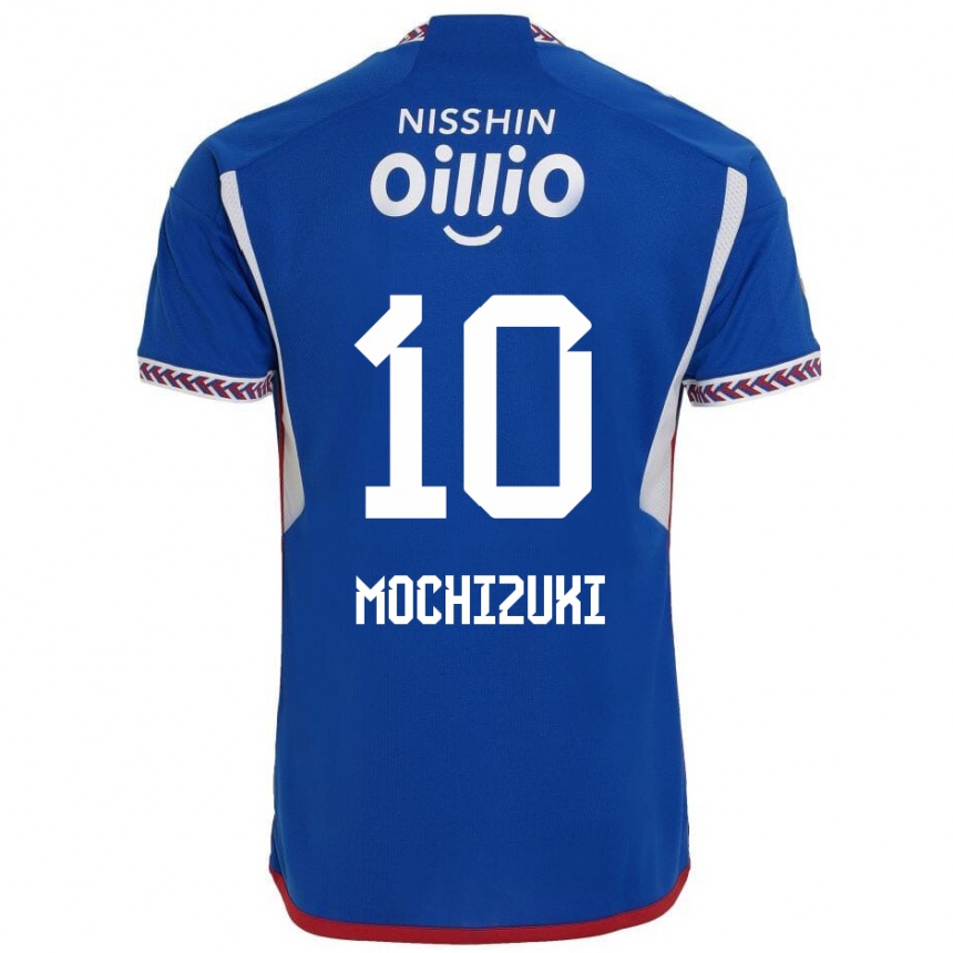 Hombre Fútbol Camiseta Kohei Mochizuki #10 Azul Blanco Rojo 1ª Equipación 2024/25 Argentina