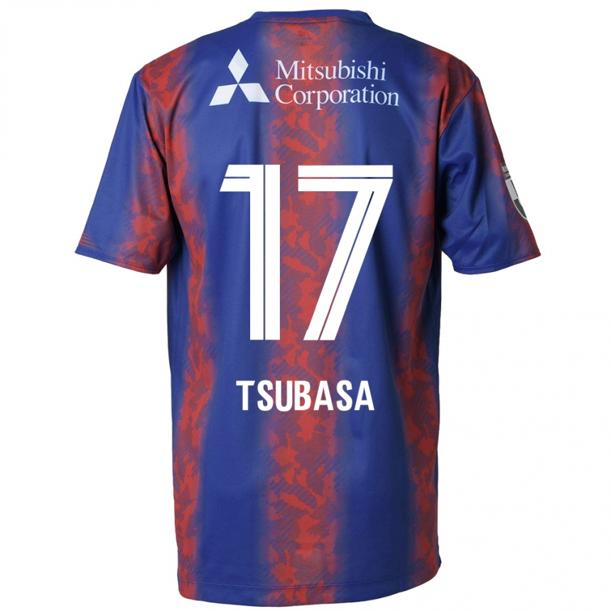 Hombre Fútbol Camiseta Tsubasa Terayama #17 Azul Rojo 1ª Equipación 2024/25 Argentina