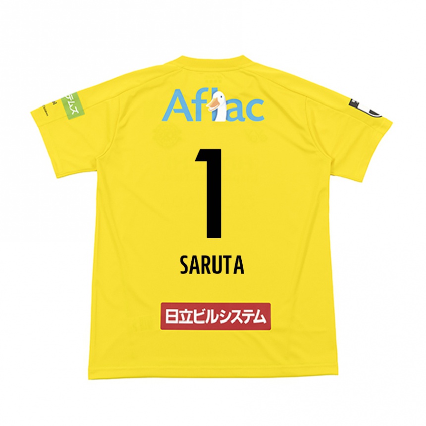 Hombre Fútbol Camiseta Haruki Saruta #1 Amarillo Negro 1ª Equipación 2024/25 Argentina