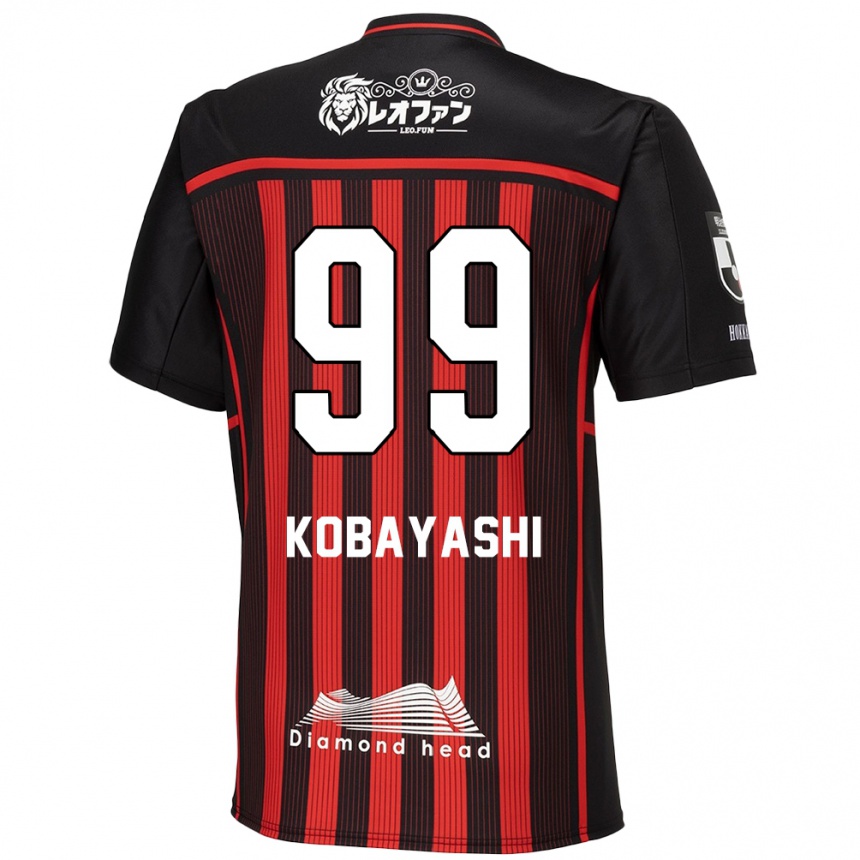 Hombre Fútbol Camiseta Yuki Kobayashi #99 Negro Rojo 1ª Equipación 2024/25 Argentina