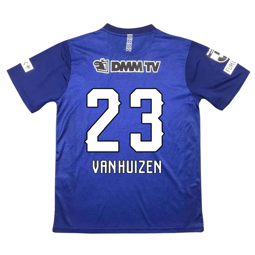 Hombre Fútbol Camiseta Haruki Christopher Van Huizen #23 Azul Oscuro 1ª Equipación 2024/25 Argentina