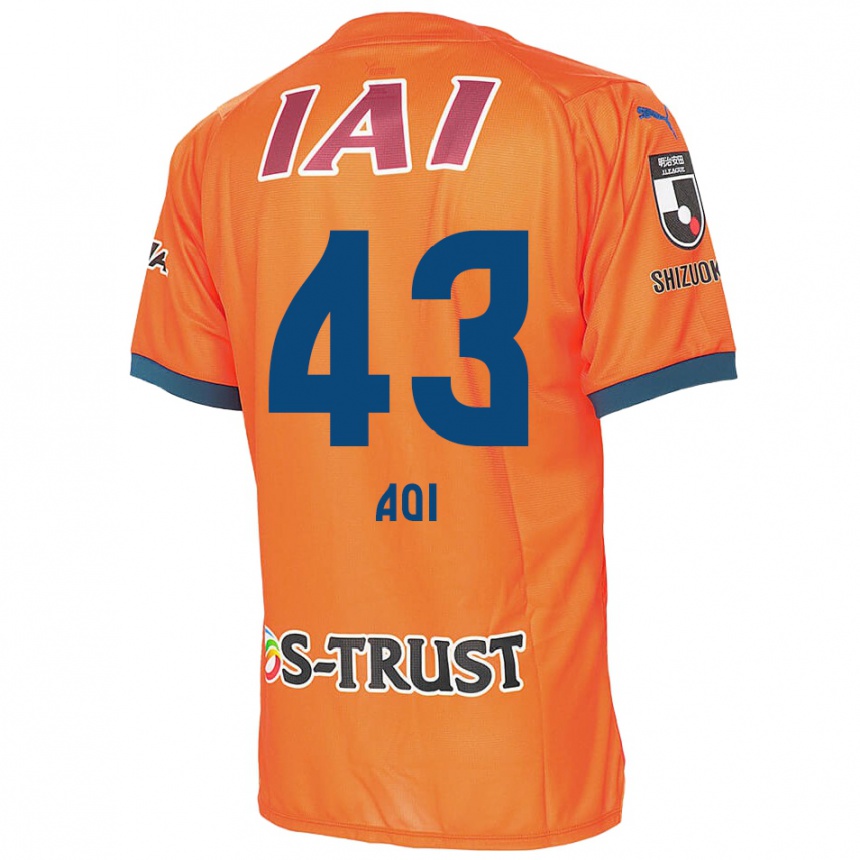 Hombre Fútbol Camiseta Aoi Ando #43 Naranja Azul 1ª Equipación 2024/25 Argentina